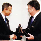 Martin O�Malley, Mayor of Baltimore, Congressman Peter King (R)